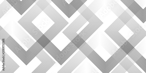 Foto Gradient square gradient minimal art linear fabric oblique retro vector stripe diagonal dynamic fabric abstract white and gray geometric creative tech seamless textile design