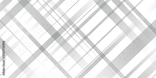 Obraz na płótnie Gradient square gradient minimal art linear fabric oblique retro vector stripe diagonal dynamic fabric abstract white and gray geometric creative tech seamless textile design