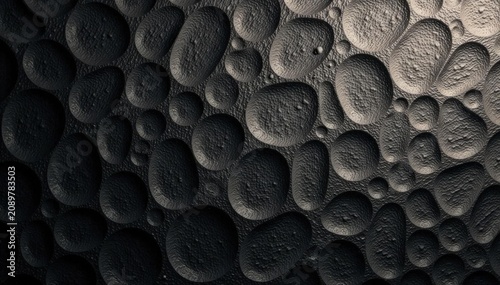 Deep, mottled grange texture; monochrome palette , black, weathered, abstract