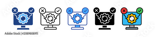 Fotografía Automated Testing multiple icon