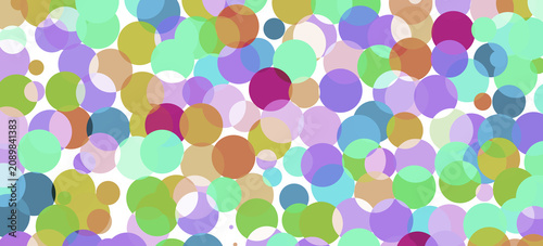 abstract background with colorful circles