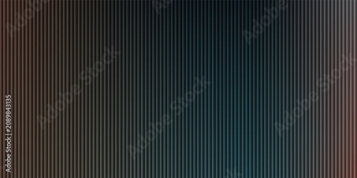 Abstract ribbed fractal glass texture effect with bright smooth fluted vertical lines of colorful gradient. Bold and dynamic design blending bright colors and geometry for modern visual art project