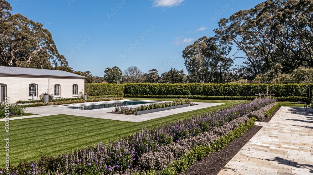 Fototapeta premium Elegant Outdoor Retreat