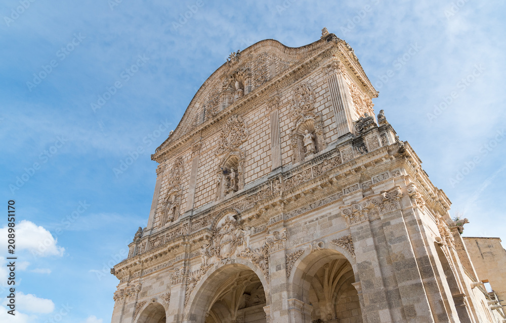 Fototapeta premium Cathedral of San Nicola Located in the Historic Center of Sassari, Sardinia, Italy