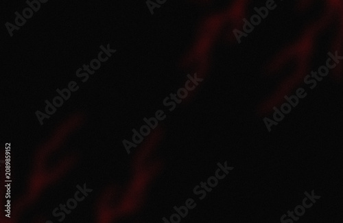 Canvastavla Mysterious crimson haze against absolute darkness