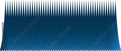 Bild auf Leinwand A sleek modern abstract background featuring sharp vertical blue spike elements with a soft gradient effect