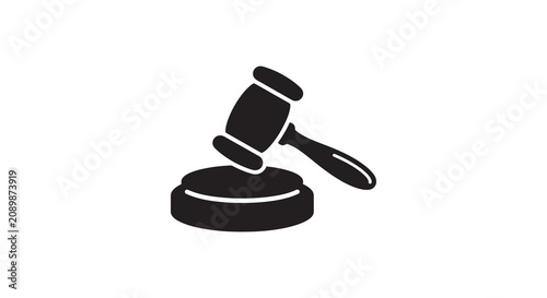 Photos Gavel And Sounding Block Silhouette judgement justice