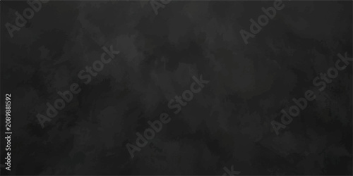 Schilderij op canvas Black slate board texture background, worn stone surface with delicate marks and dim light gradient, abstract pattern, for backdrop, banner, poster and copy space