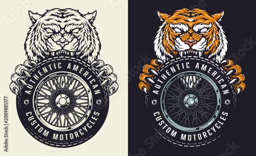 Tiger-themed bike design