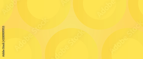 Foto Fluid yellow gradient shapes composition