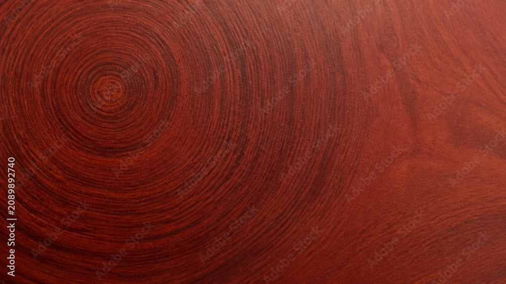 Fototapeta premium Red Sandalwood Ring Texture Background