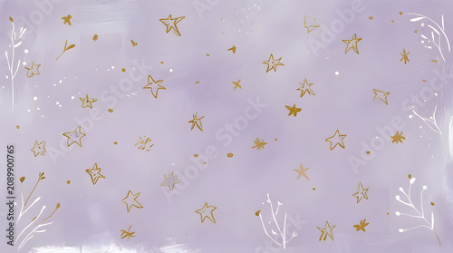 handmade stars scattered on a paper