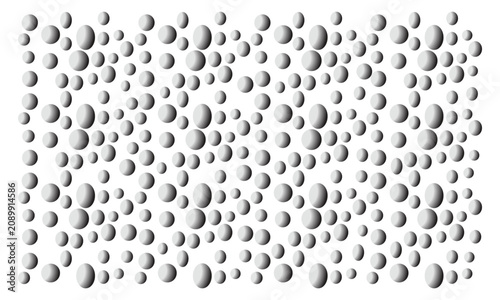 Seamless geometric pattern of hexagons in light gray