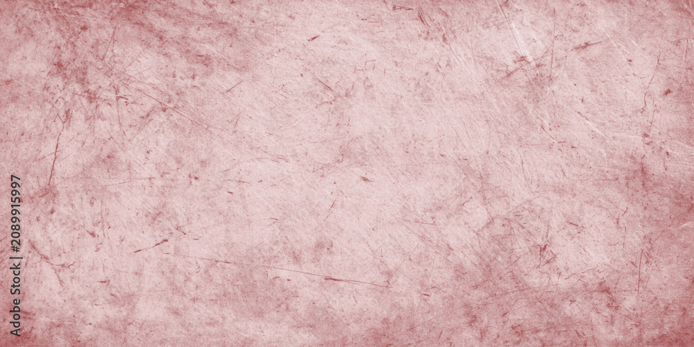 Fototapeta premium Light pink grunge texture background with scratches and distressed vintage concrete wall paper effect for design