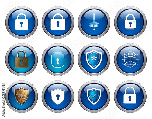 Flat design icons for home and house services.