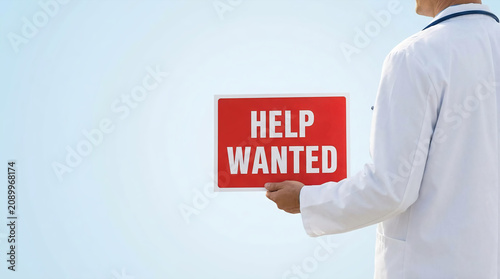 Doctor holding 