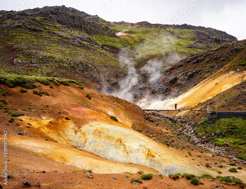 Canvastavla Krýsuvík - Beautiful sulphur spring located in the south-west of Iceland