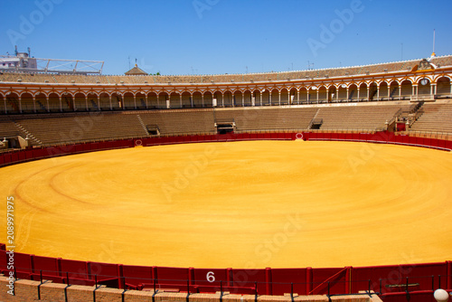 bullring arena in Seville, Spain