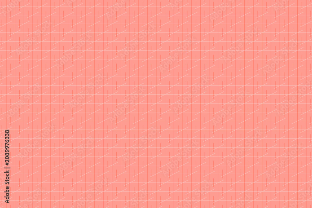 Obraz premium Seamless Coral Pink Background with Vertical and Diagonal Dashed Lines for mothers day greeting card: Scripted Content Premium Geometric Pastel Mesh Texture with Intersecting Strokes and Warm Peach Un