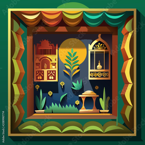 Shadow Box Svg Abstract Visual Background with Clean Commercial Design Style Featuring Gradient, Texture, Wallpaper with Digital
