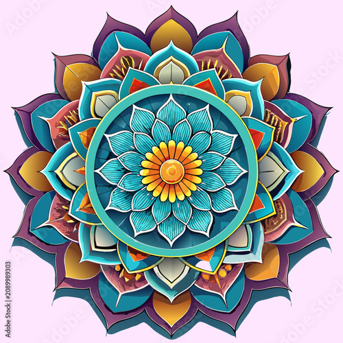 Layered Mandala Svg Bundle Abstract Visual Background with Clean Commercial Design Style Featuring Gradient, Texture, Wallpaper