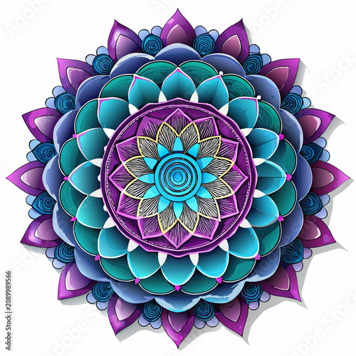 Layered Mandala Svg Bundle Abstract Visual Background with Clean Commercial Design Style Featuring Gradient, Texture, Wallpaper