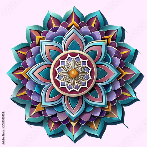 Layered Mandala Svg Bundle Abstract Visual Background with Clean Commercial Design Style Featuring Gradient, Texture, Wallpaper