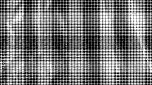 Fotografie Gray and white fabric texture with small squares and weave pattern