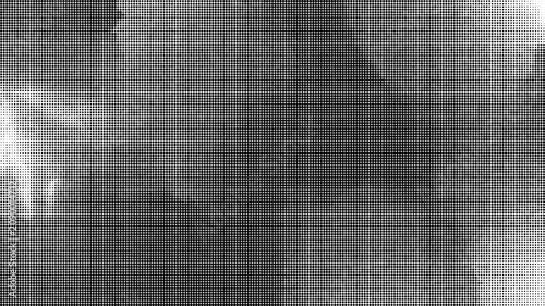 Halftone pattern with gradient effect in black and white