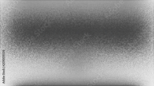 Halftone pattern with gradient effect on white background