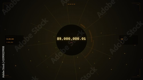 Luxury Premium Gold Asset Depreciation Vortex 4K