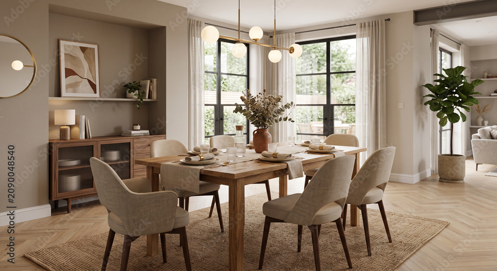 Fototapeta premium modern dining room