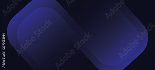 фотографія Abstract blue background with glowing geometric lines
