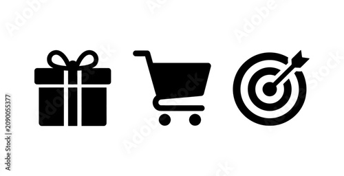 Fotografía Glowing Eyes Minimalist Vector Illustration