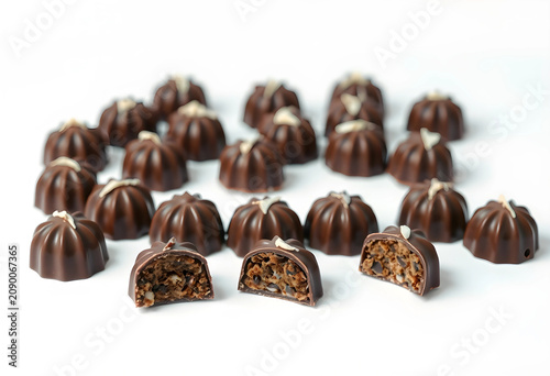 Assorted chocolate candies ...