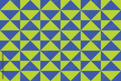 Triangle Shapes and Designs Green Colors Geometric Pattern Background