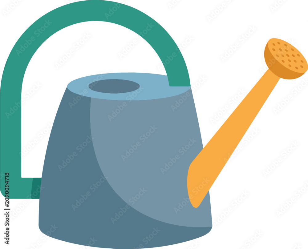 Obraz premium Watering Can and Garden Tool Illustration.