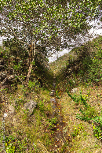 Paisagem natural na cidade de Grão Mogol, Estado de Minas Gerais, Brasil
