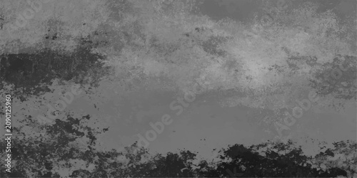 Tableau sur toile A textured, grayscale abstract background evoking a cloudy sky or weathered surface, with hints of organic shapes suggestive of foliage in the lower portion