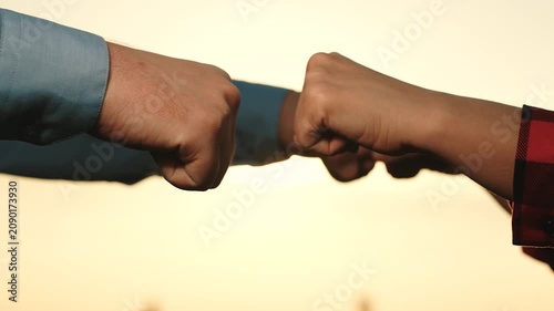 beat fist, group successful people hold hands, business arrangement, beat fist sign, beat fist symbol silhouette, group leaders teamwork, professional team, confidence handshake sign,