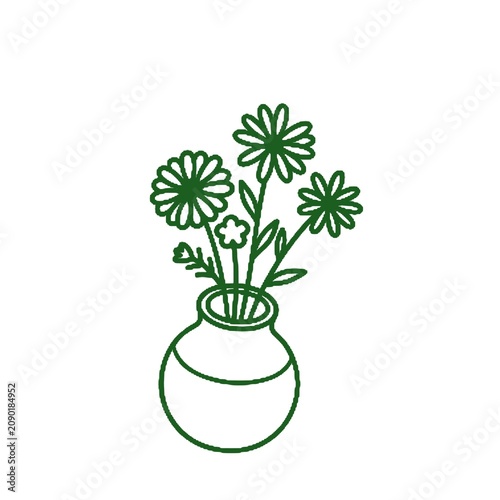 flower in a vase