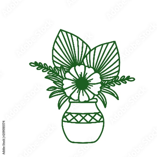 vector illustration of a flower