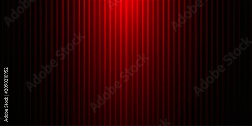 Canvastavla Abstract minimalist design featuring vibrant scarlet vertical pinstripes with to