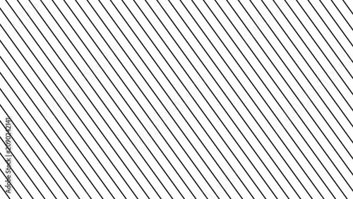 Cuadro en lienzo Black Diagonal Line Pattern on Transparent Background ? Minimal Geometric Stripe Texture Vector]