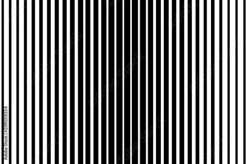 Obraz na płótnie Vertical black and white stripes create an alternating pattern