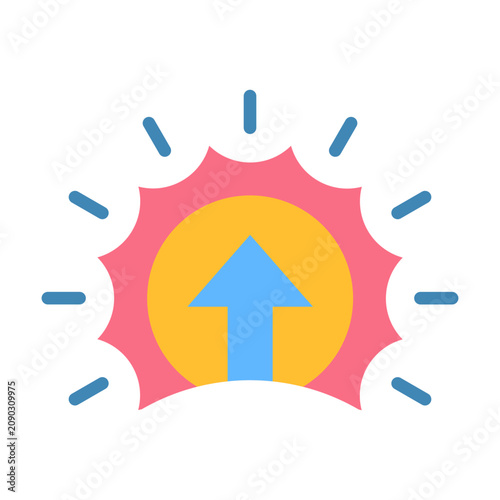 фотографія Emergence Icon - Flat Color