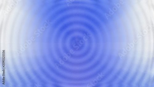 Blue Circular Abstract Background with Concentric Ripple Pattern