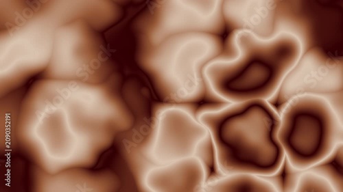abstract background Soft Beige And Deep Mocha Brown Abstract With Gentle Fluid Ripple Effect Loop