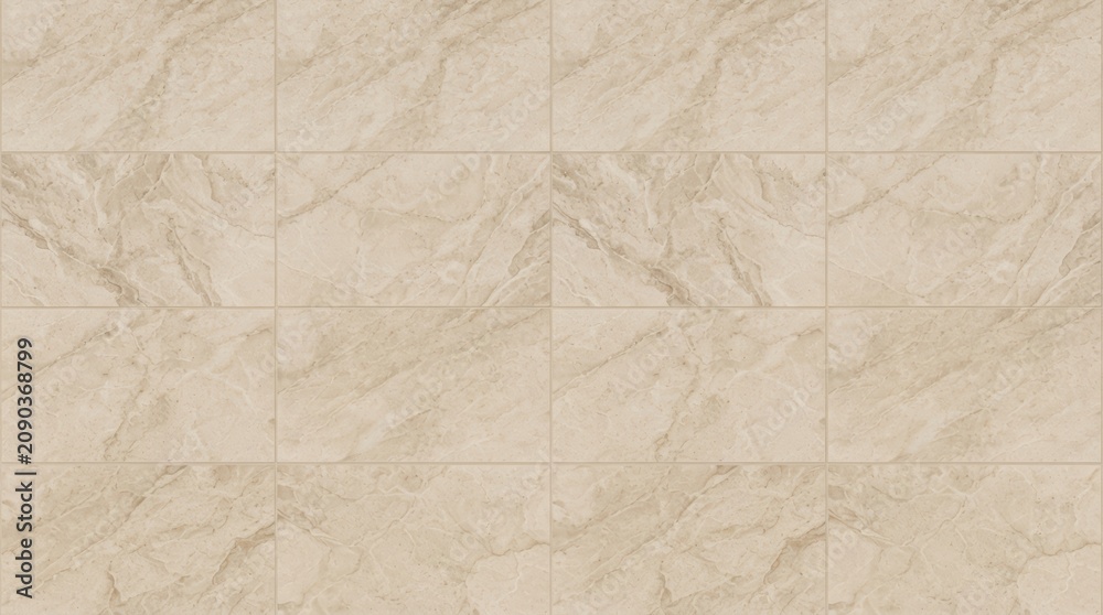 Fototapeta premium Beige Marble Tile Texture Background Seamless Pattern for Modern Interior Design and Luxury Architectural Wall Cladding Surface