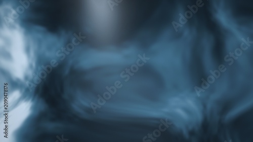 Foto Abstract blue smoke or fog with light source